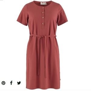 Fjallraven Women's Ovik Lite Dress - Raspberry Red - Size XSmall